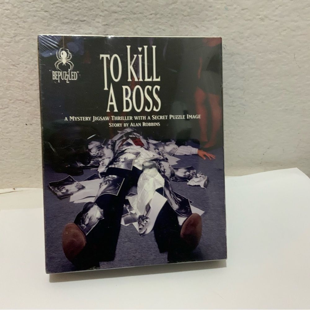 Vintage 1994 To Kill A Boss Mystery Jigsaw Puzzle Bepuzzled Never Used